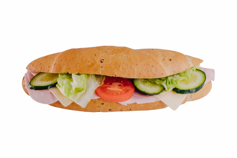 Bageta cereálna šunková 210g